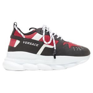 Versace Chain Reaction suede low top chunky sneaker